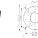 Brushless AC axial fan for large enclosures — detail image