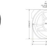 Dimension and detail drawing for the AC exhaust fan
