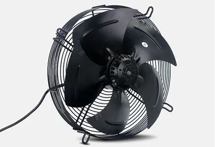 AC external rotor axial fan for condensers and wall mounting — detail image