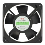 High-speed AC cooling fan for equipment enclosures