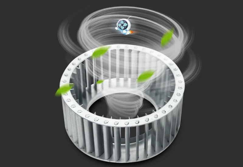 AC power frequency centrifugal fan — detail image
