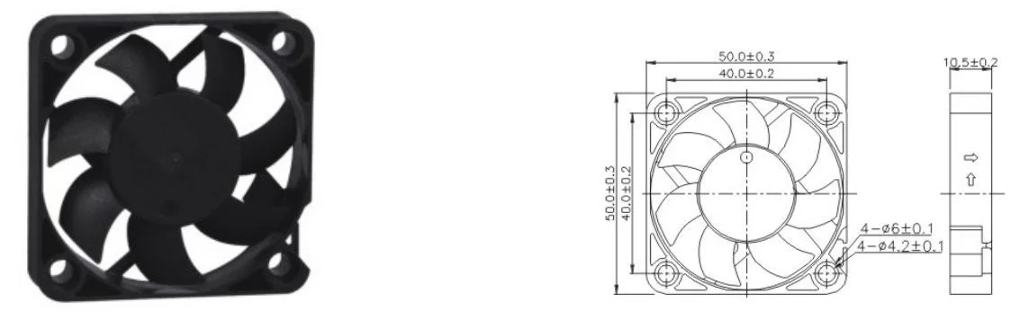 dc cooling fan — detail image