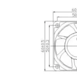 dc sleeve bearing fan — detail image