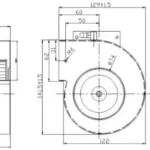 DC small cooling blower — detail image