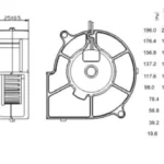 DC small exhaust blower — detail image