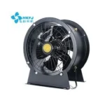 Drum type external rotor fan mounted in a coil ring — detail image