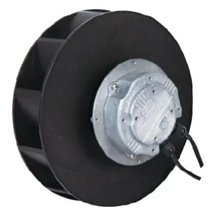EC backward curved centrifugal cooling fan — detail image