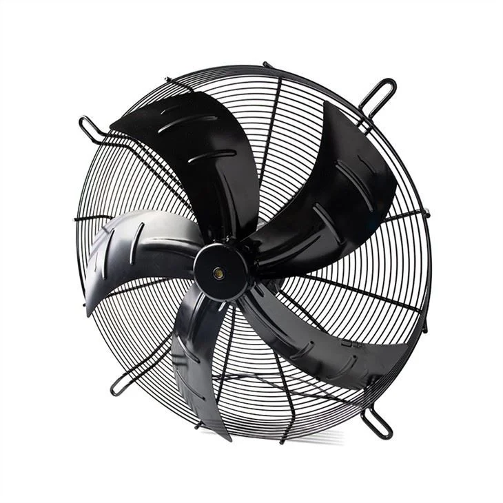 EC external rotor exhaust fan with integrated speed control