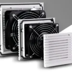 Fan filter guard with dust shutter — detail image