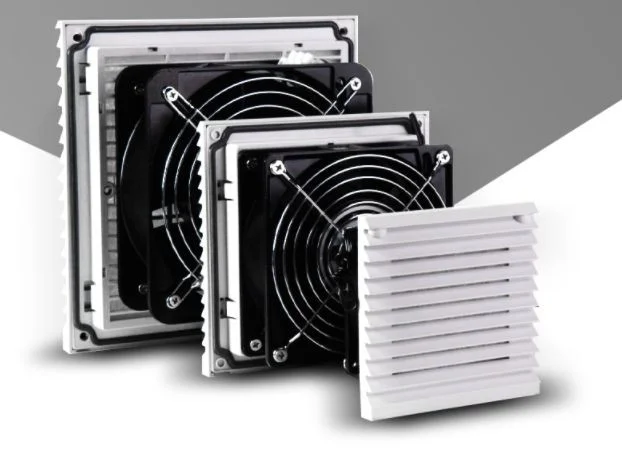 Fan filter guard with dust shutter — detail image