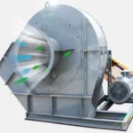 High temperature industrial boiler fan — detail image
