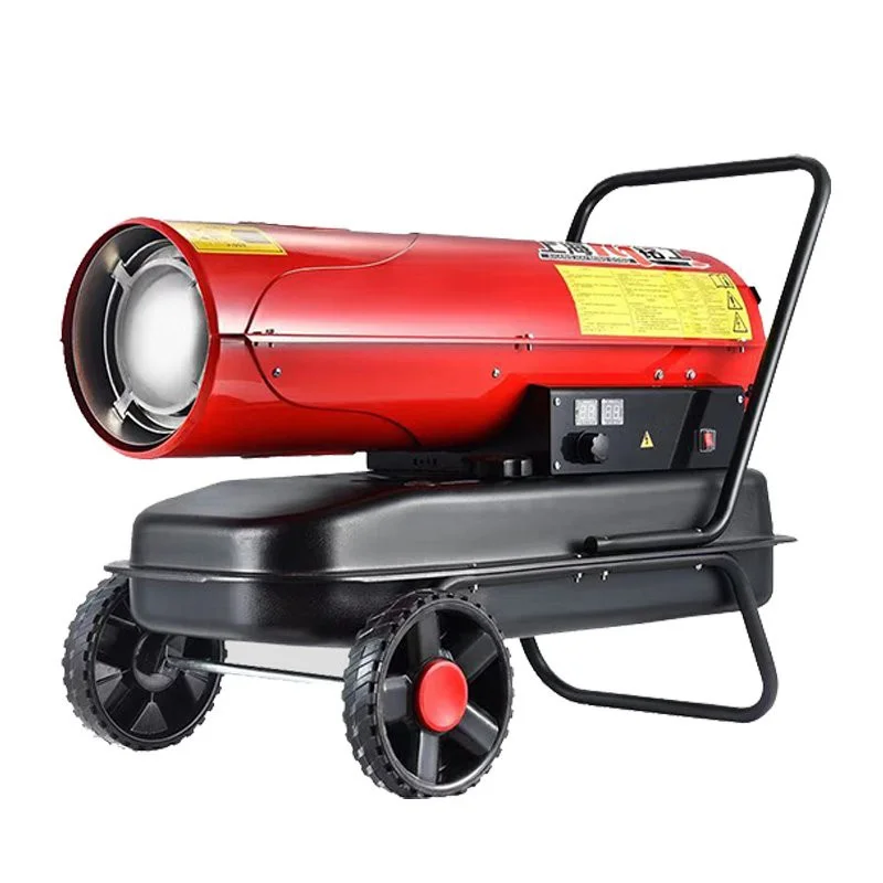 Industrial diesel space heater — detail image