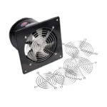 Metal fan guard for fan and cabinet installations